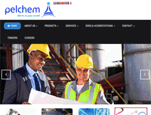 Tablet Screenshot of pelchem.com